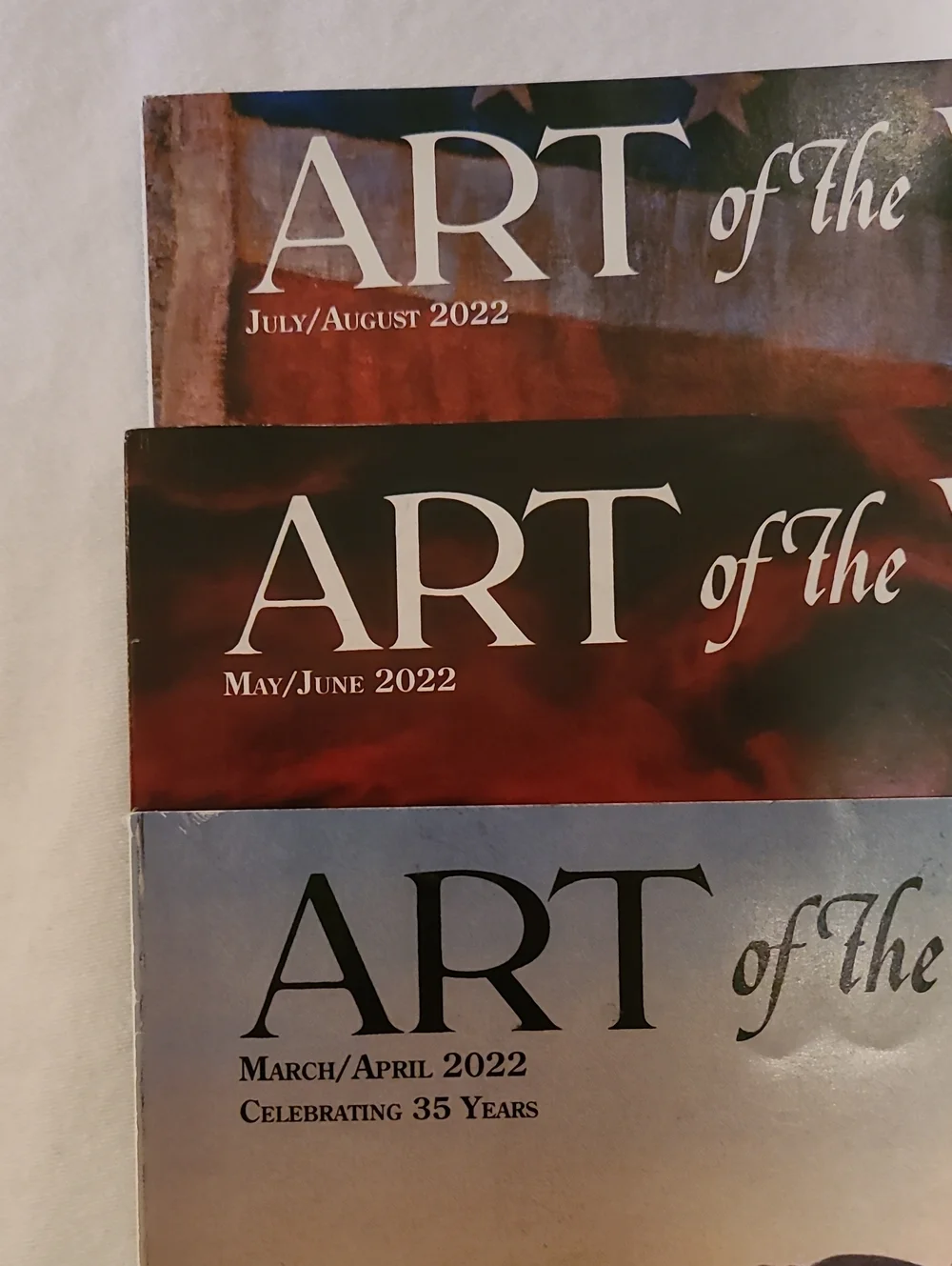 Art Of The West 3 Issues, Beautiful Art And Stories Magazine Mar May July 2022
